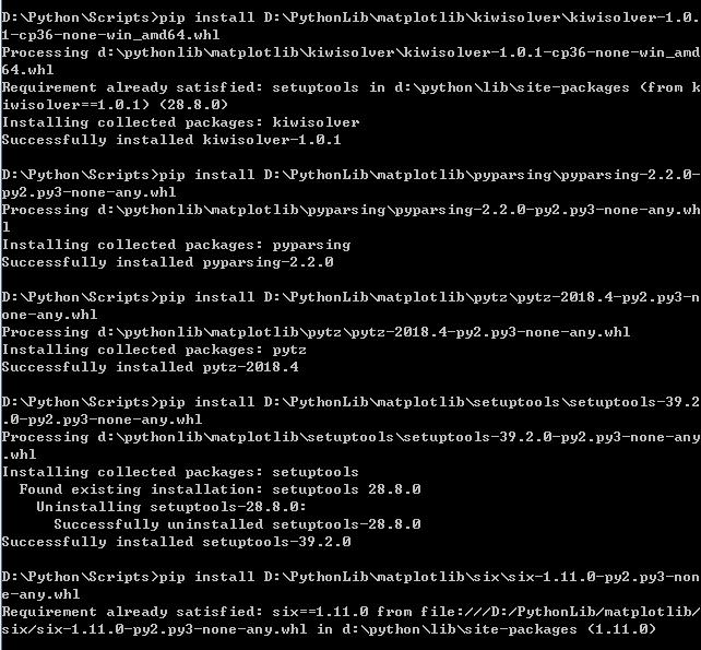 pip install pylab windows