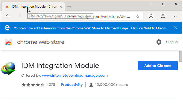 How to install IDM Extension in Chromium-based Microsoft Edge (Canary/Dev) | ProgrammerAH