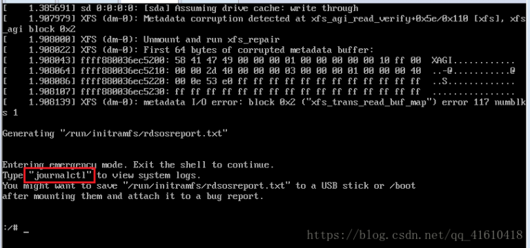 Entering Emergency Mode Exit The Shell To Continue ProgrammerAH