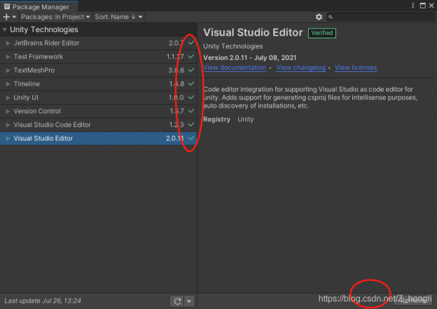 editorpackage not loading visual studio tools for unity
