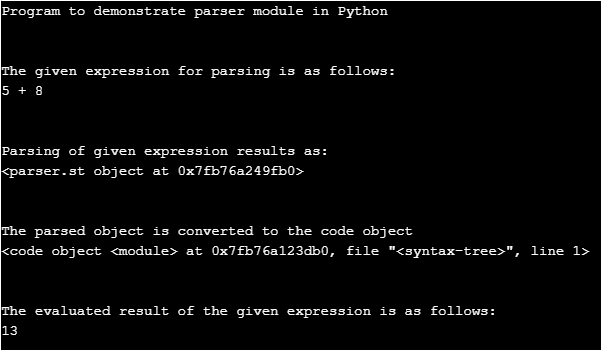 error detected at byte