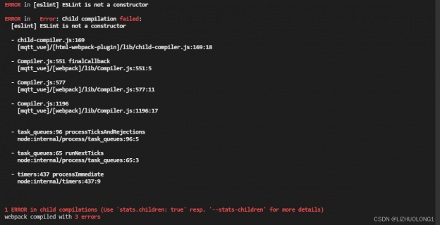 ERROR In eslint ESLint Is Not A Constructor How To Solve ProgrammerAH